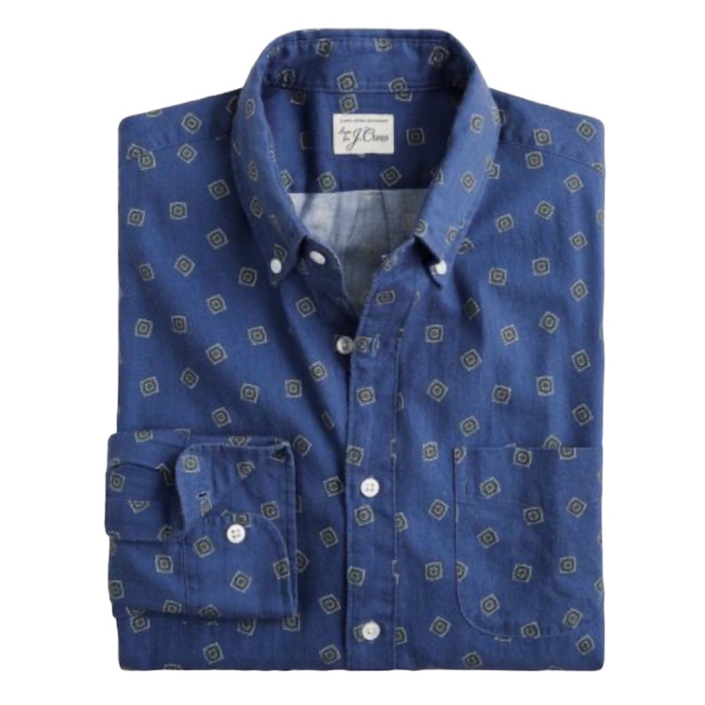 J.Crew Cotton Wool Challis Men’s Shirt